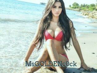 MsGOLDENc0ck